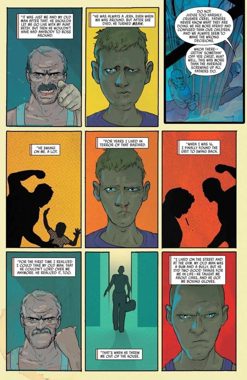 Illustration for article titled The Best Issue of Black Bolt is All About Crusher Creel